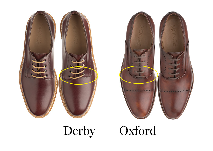 Rozdíl mezi oxford a a derby obuví